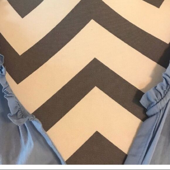 Khakis & Co SMALL Embroidered Blue Cotton Shirt - Picture 3 of 6